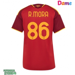 AS Roma Rodrigo Mora #86 Replika Hjemmebanetrøje Dame 2026-27 Kortærmet